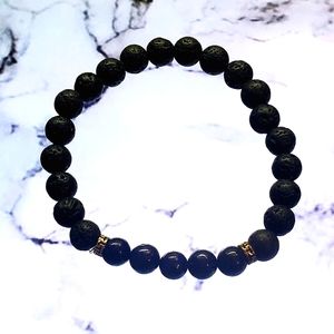 Lava dark blue bracelet
